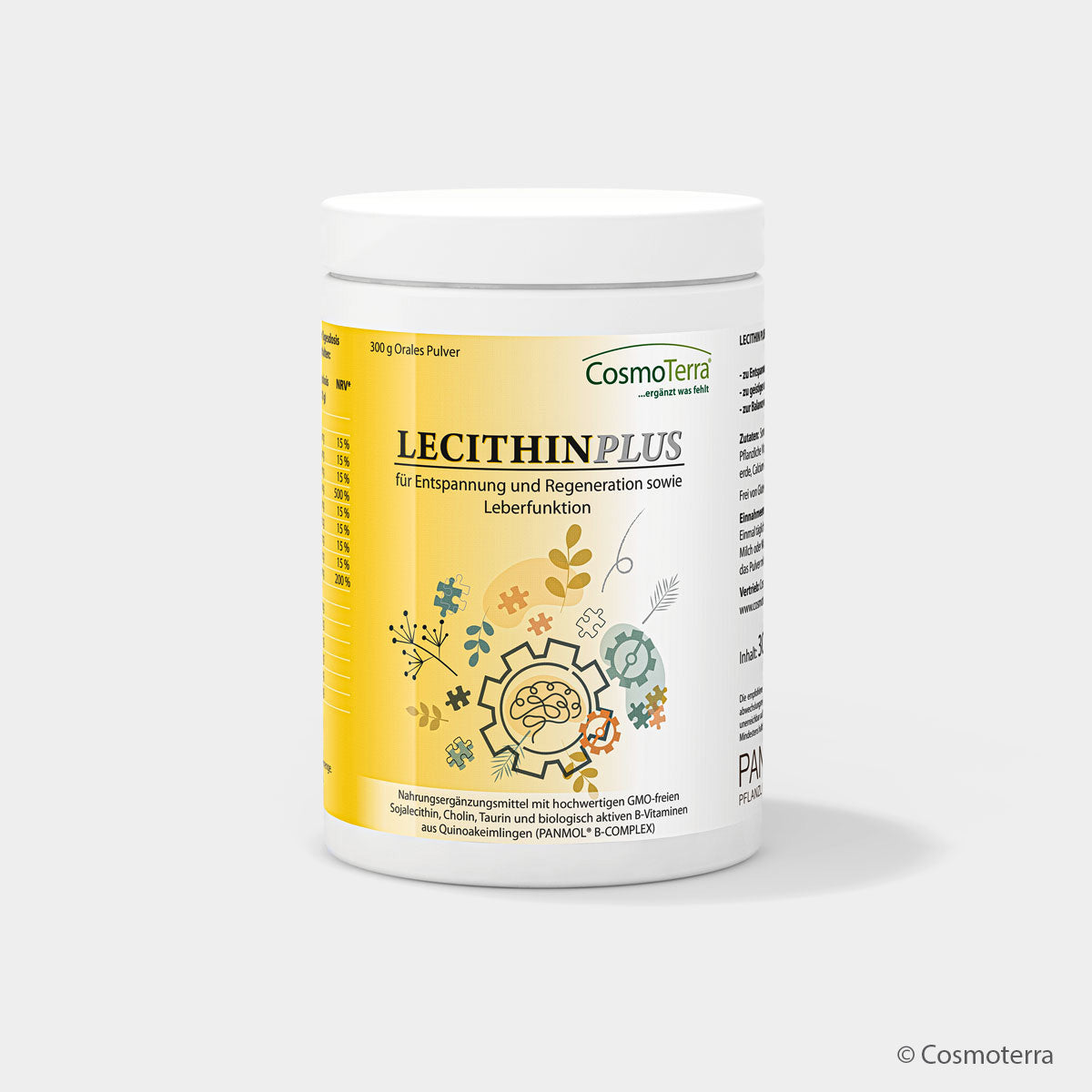 Cosmoterra LECITHIN PLUS für Nerven, Leber & Entspannung (300 g Pulver)