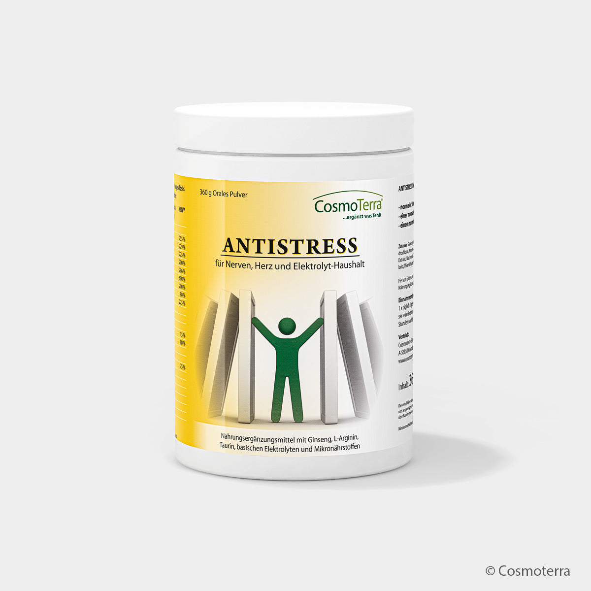 Cosmoterra ANTISTRESS Pulver – Nerven, Herz & Elektrolyte mit Ginseng
