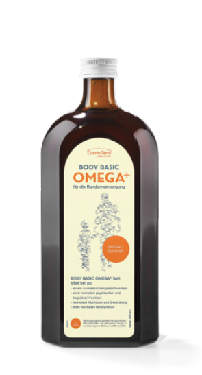 Cosmoterra BODY BASIC OMEGA+ Saft – Pflanzliches Omega-3 & Mikronährstoffe | 500 ml