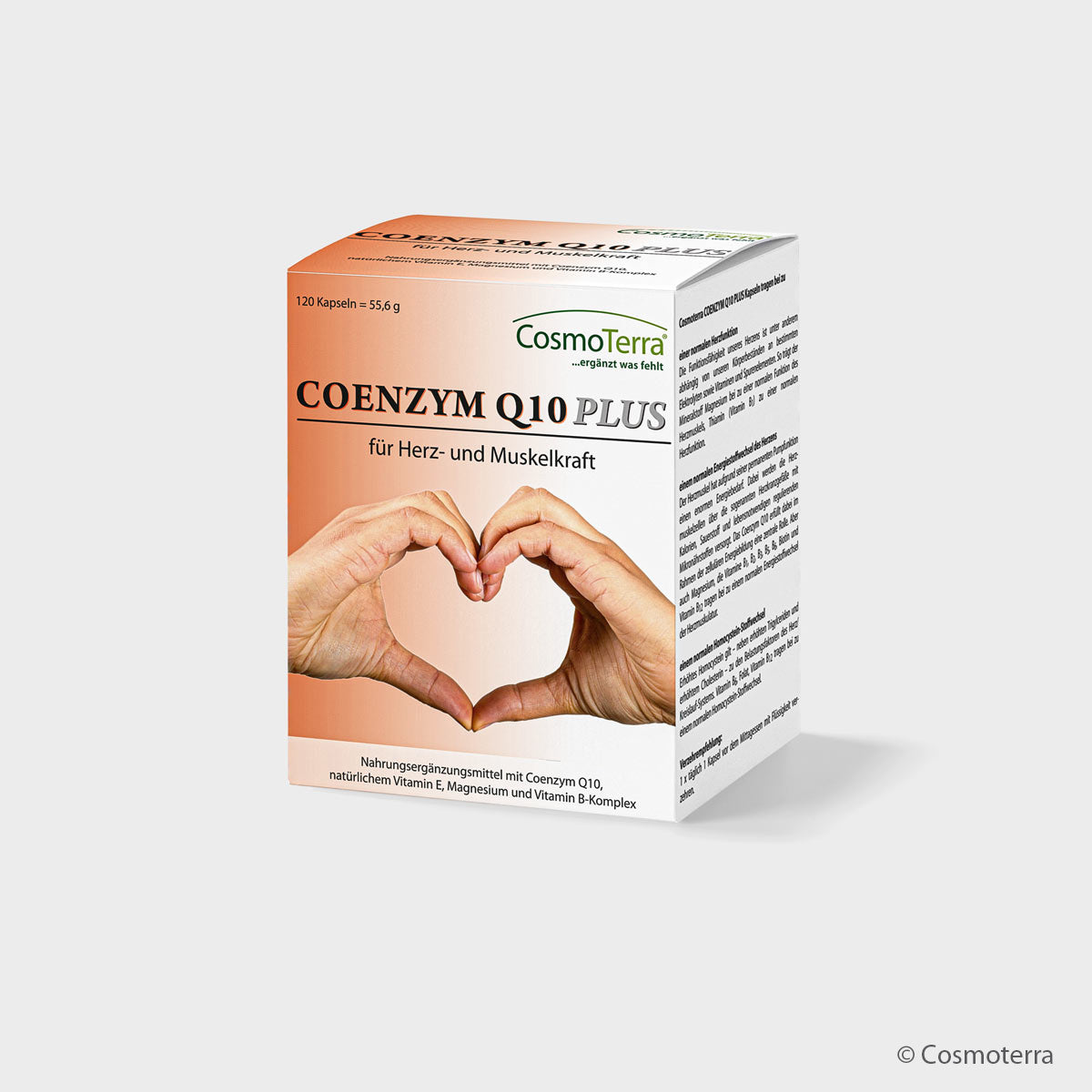 Cosmoterra COENZYM Q10 PLUS Kapseln 120 Stück – Energie & Herzmuskel-Power