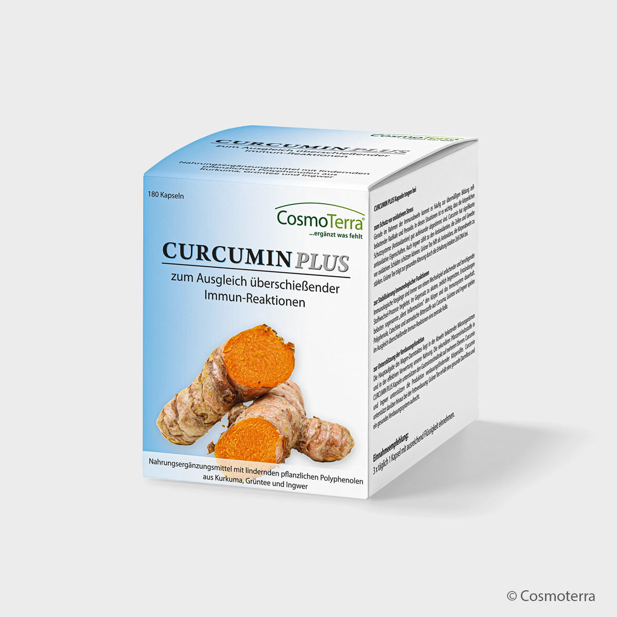 Cosmoterra CURCUMIN PLUS Kapseln – Natürliche Entzündungshemmung & Zellschutz
