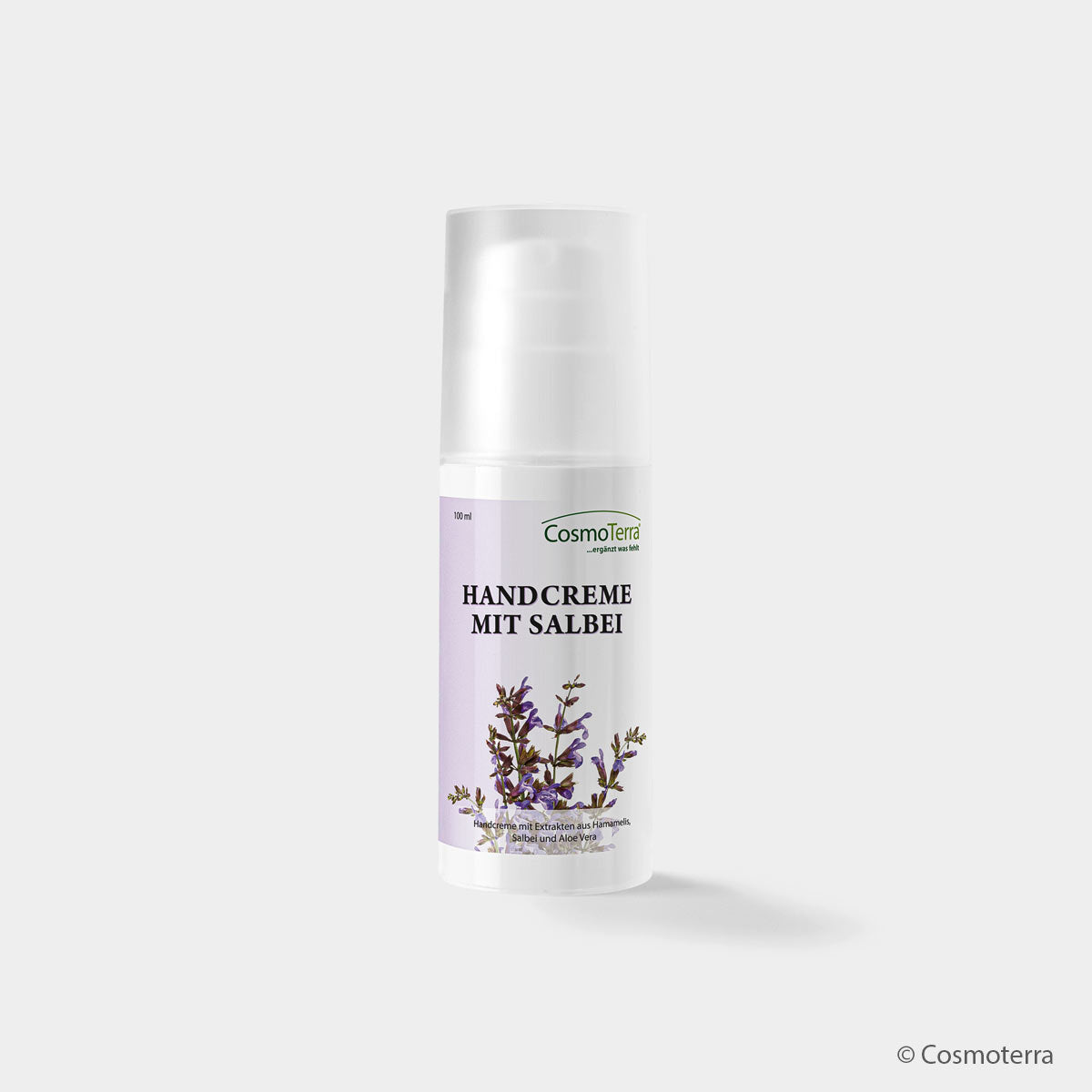 Cosmoterra HANDCREME MIT SALBEI – Schweißhemmend & Regenerierend (100 ml Fluid)