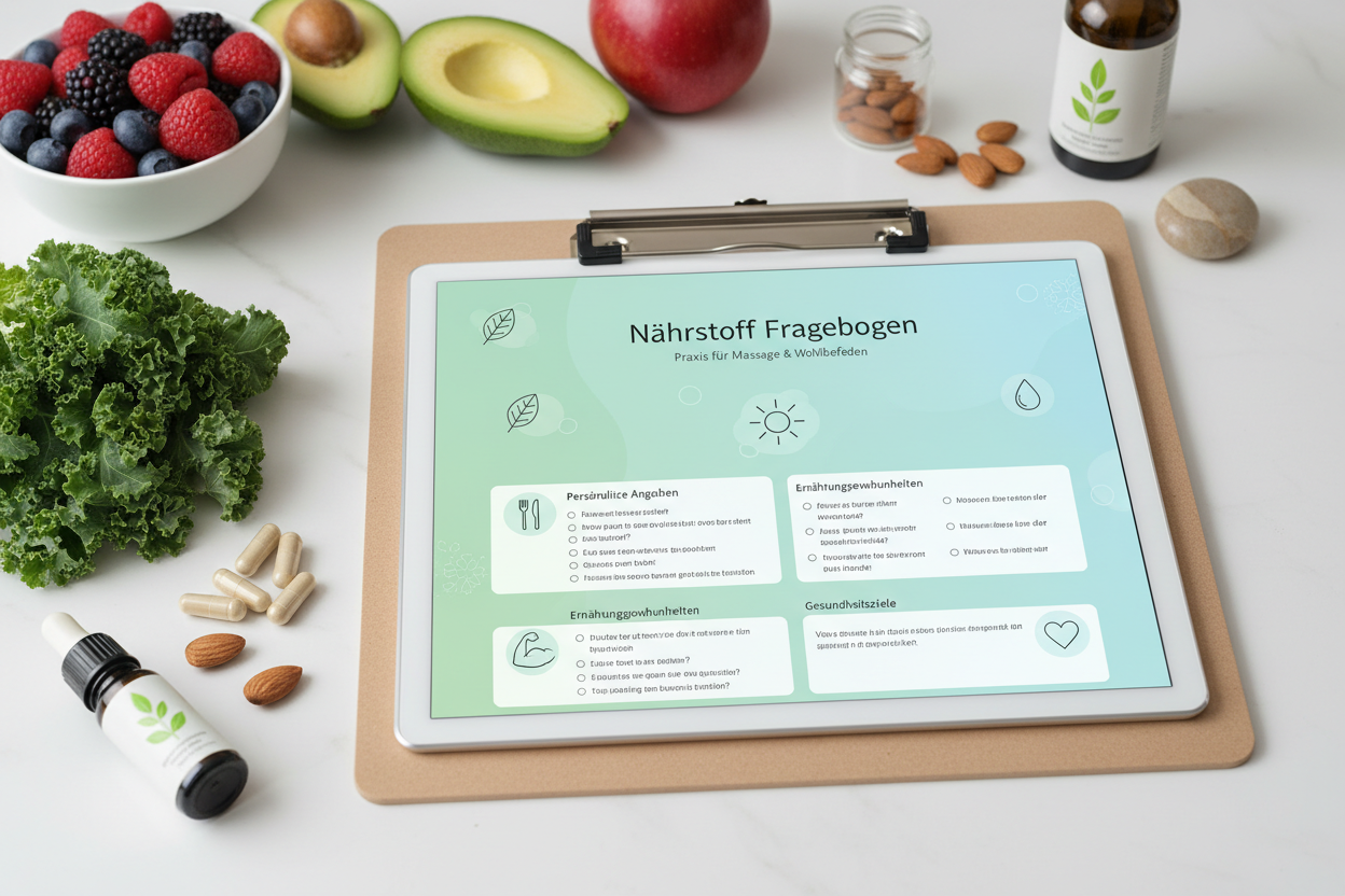 Nährstoffdiagramm Fragebogen