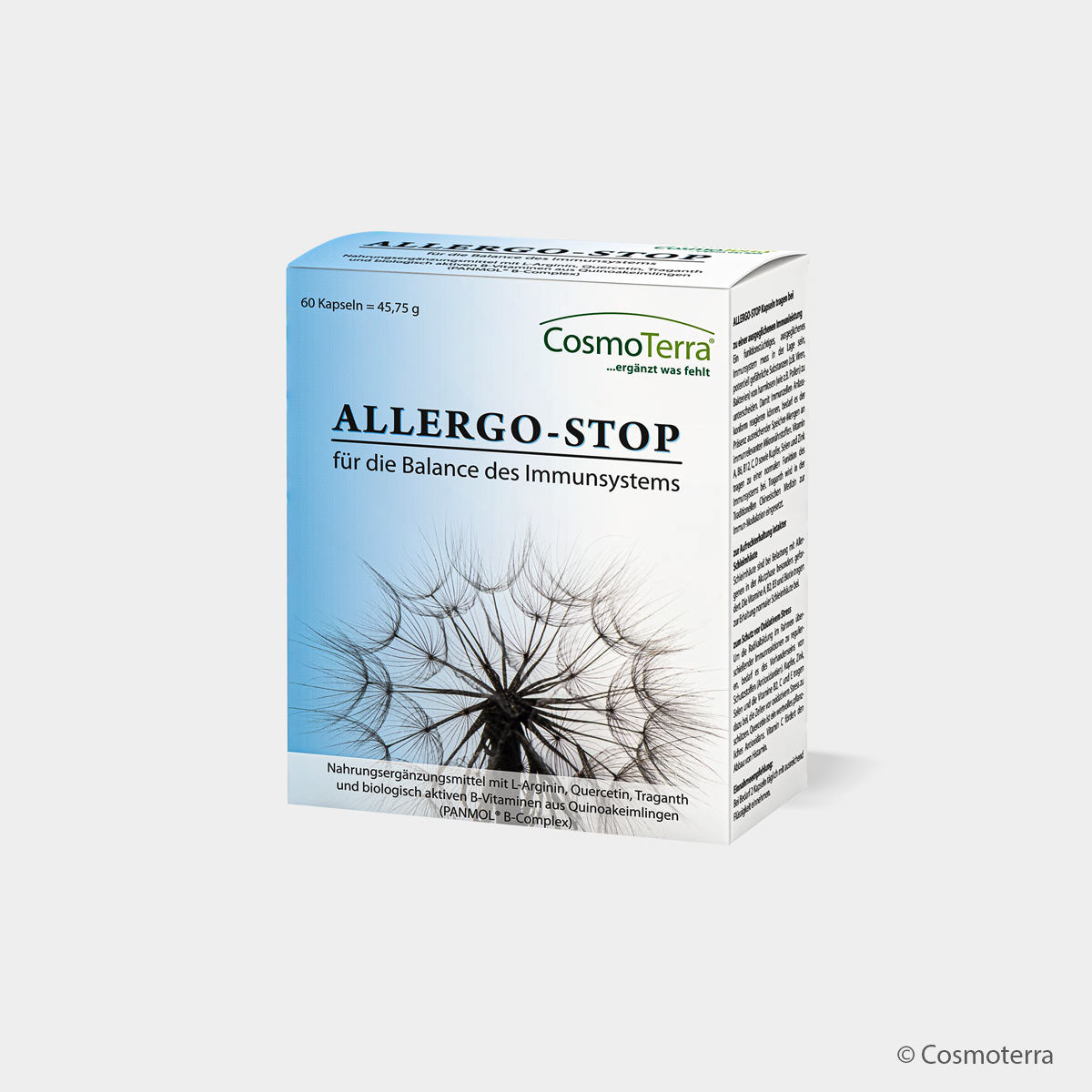 Cosmoterra ALLERGO-STOP Kapseln | Hilfe bei Pollen & Allergie