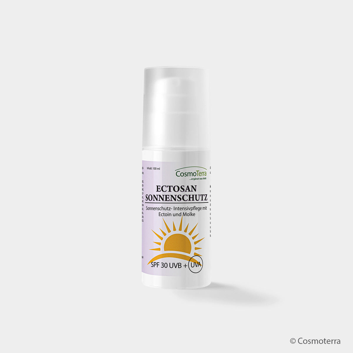 Cosmoterra ECTOSAN SONNENSCHUTZ SPF 30 (100 ml Airless-Dispenser / Fluid)