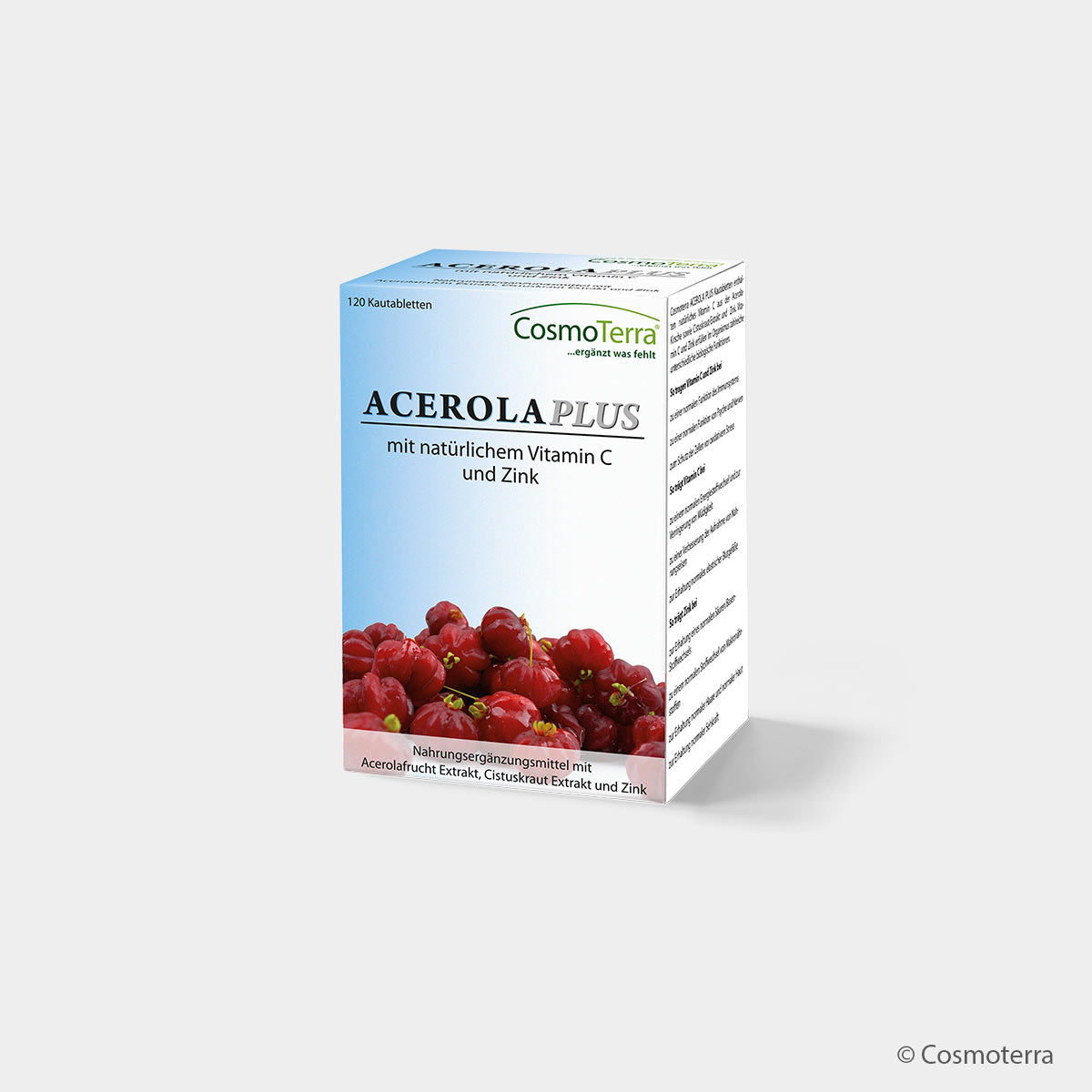 Cosmoterra ACEROLA PLUS Kautabletten – Natürliches Vitamin C & Zink | Beratung