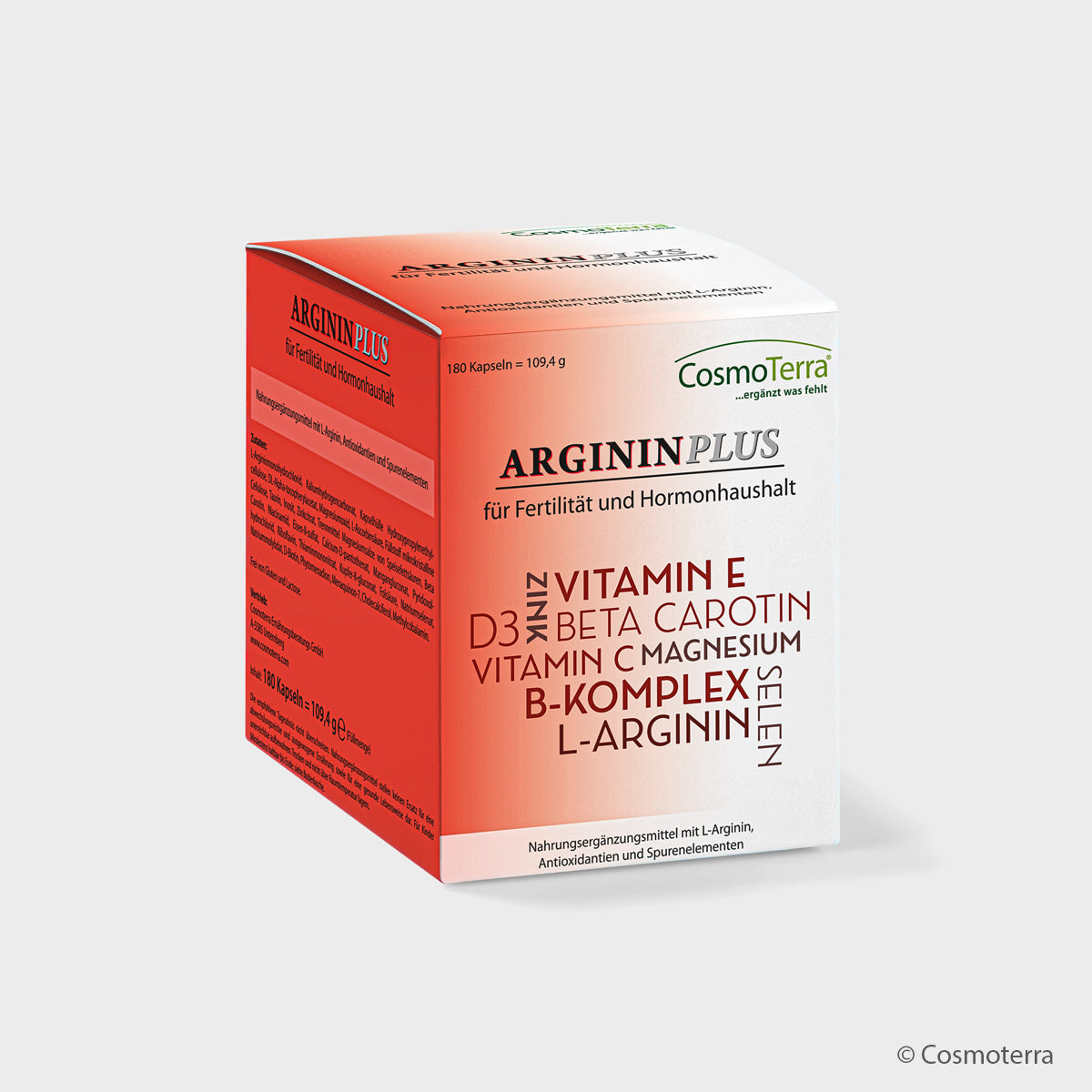 Cosmoterra ARGININ PLUS – Unterstützung für Fertilität, Libido & Hormone