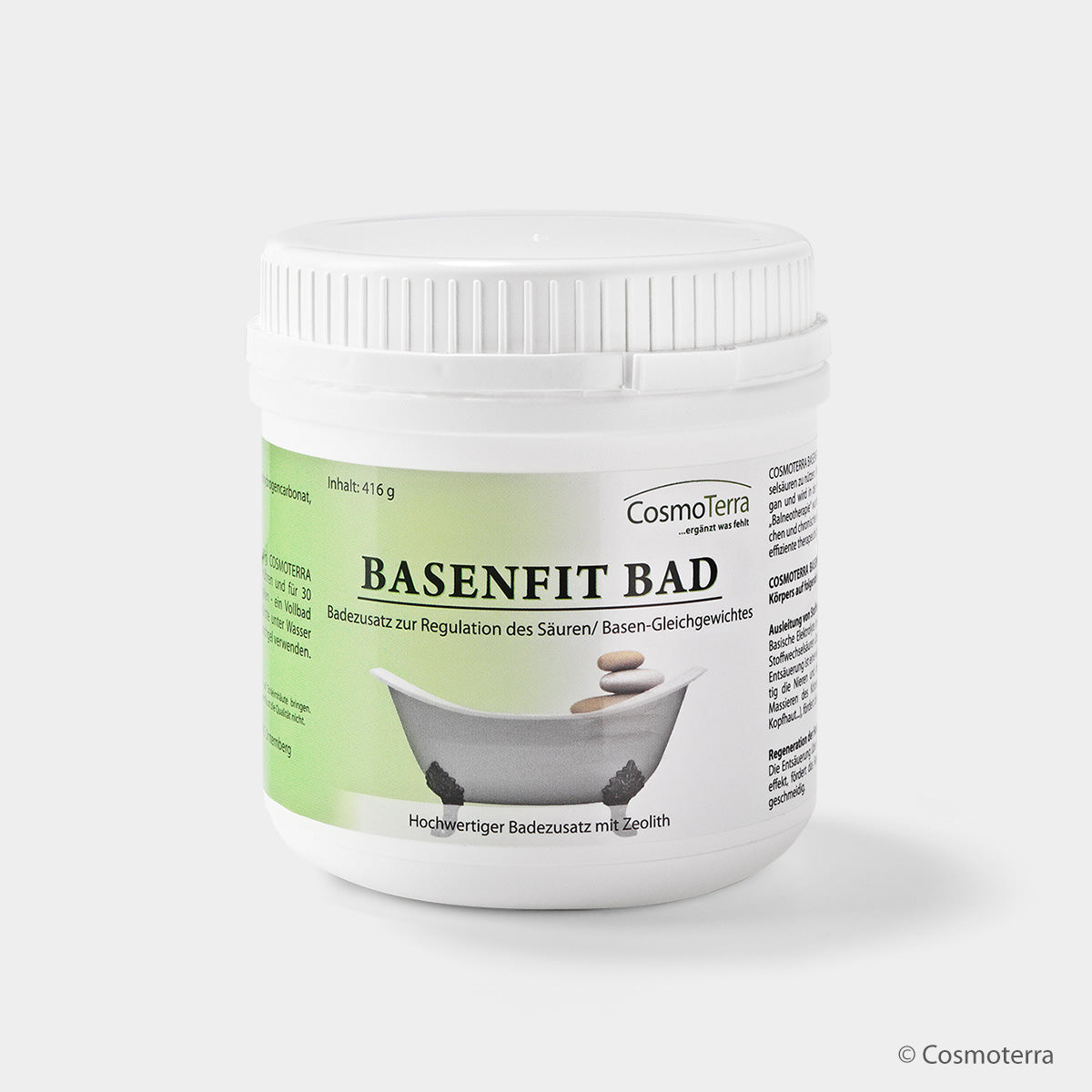 Cosmoterra BASENFIT BAD – Basisches Badesalz mit Zeolith zur Entsäuerung