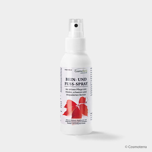 Cosmoterra BEIN- UND FUSS-SPRAY – Soforthilfe bei müden Beinen & Venenproblemen