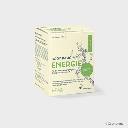 Cosmoterra BODY BASIC ENERGIE Kapseln – Zellkraft & Vitalität mit Coenzym Q10