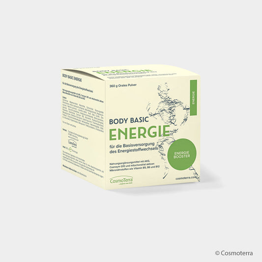 Cosmoterra BODY BASIC ENERGIE Pulver – Zellkraft & Vitalität mit Coenzym Q10