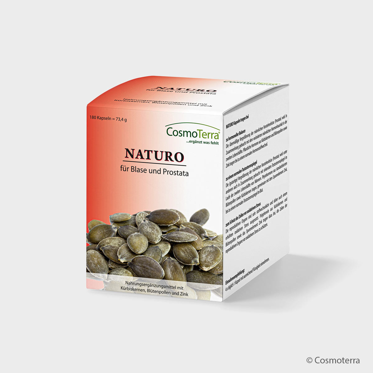 Cosmoterra NATURO für Blase & Prostata (180 Kapseln)