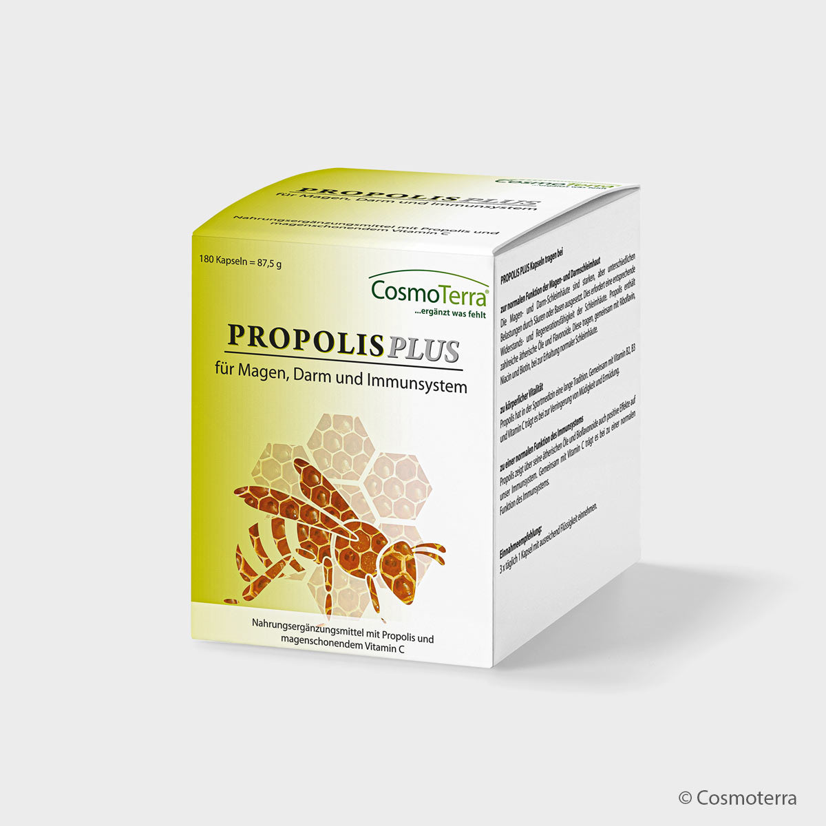 Cosmoterra PROPOLIS PLUS – Schutz für Magen & Immunsystem (180 Kapseln)