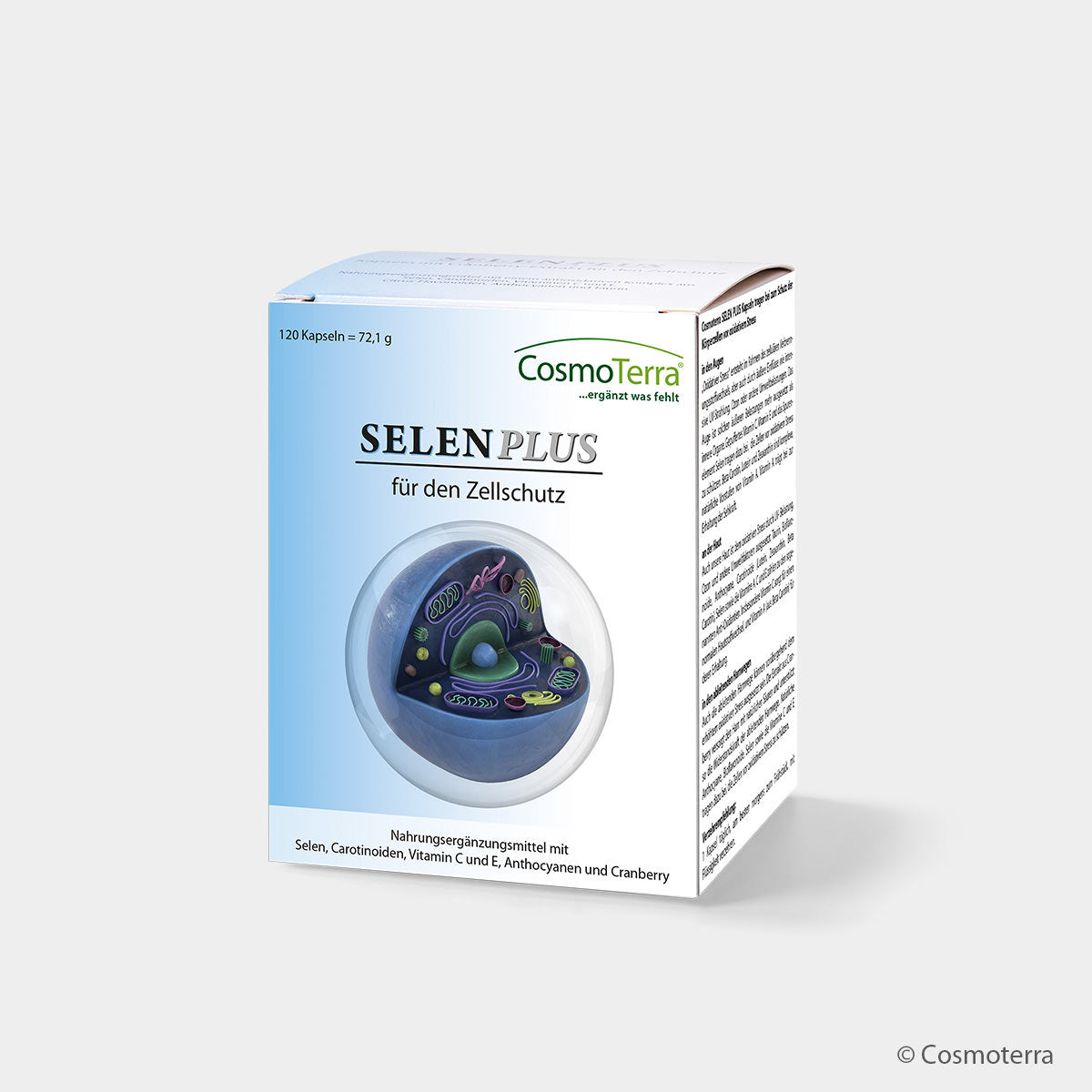Cosmoterra SELEN PLUS – Zellschutz ACE & Cranberry (120 Kapseln)