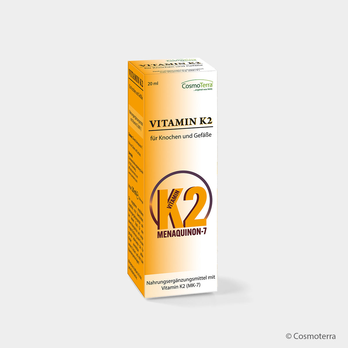 Cosmoterra VITAMIN K2 – Knochen & Gefäße (Flüssigkeit, 20 ml)