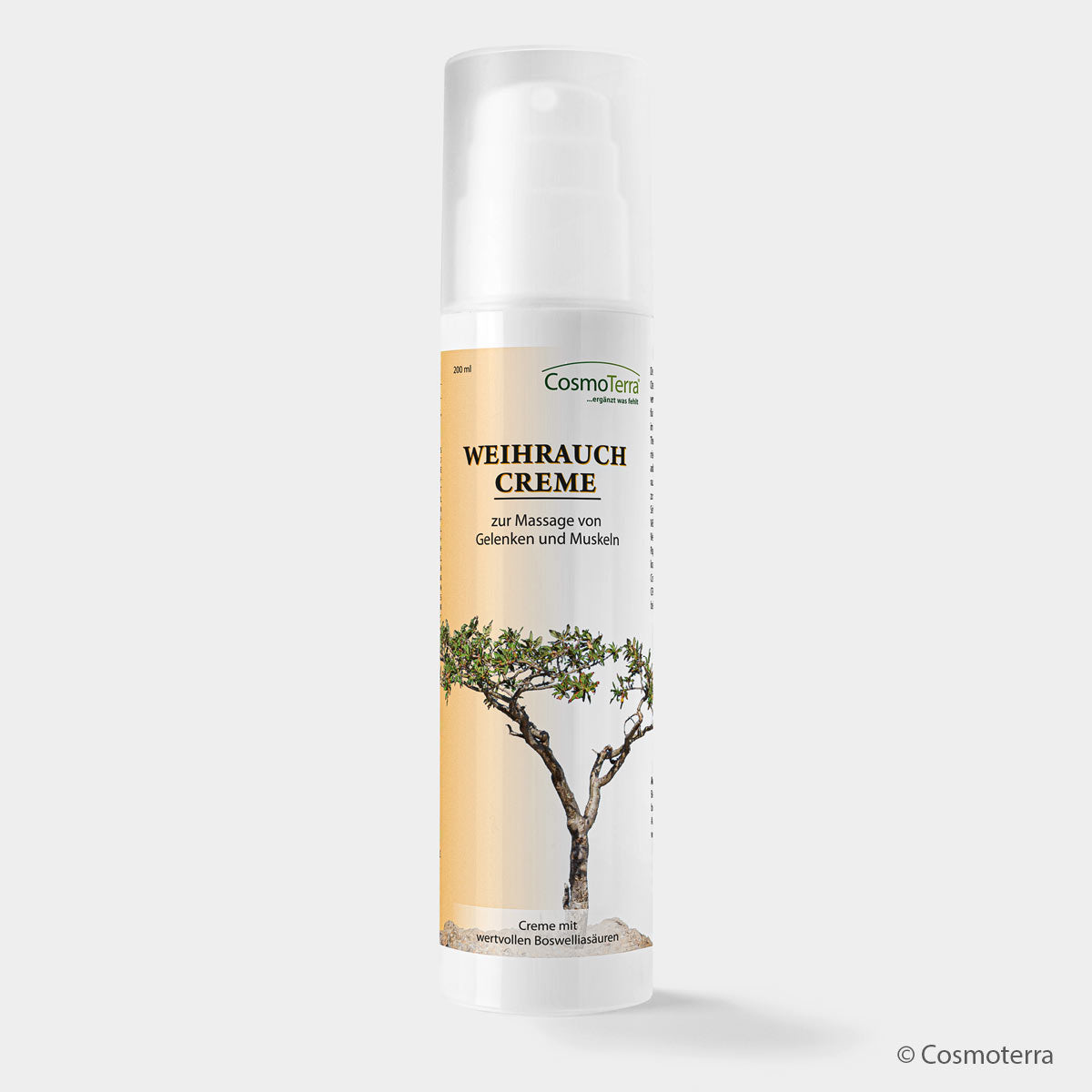 Cosmoterra WEIHRAUCH CREME – Gelenke & Muskeln (Flüssigkeit, 200 ml) (Kopie)