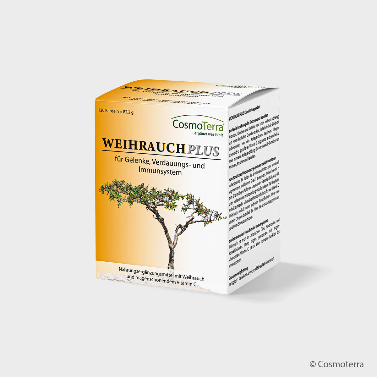 Cosmoterra WEIHRAUCH PLUS – Gelenke, Darm & Abwehr (Kapseln, 120 Stk.)