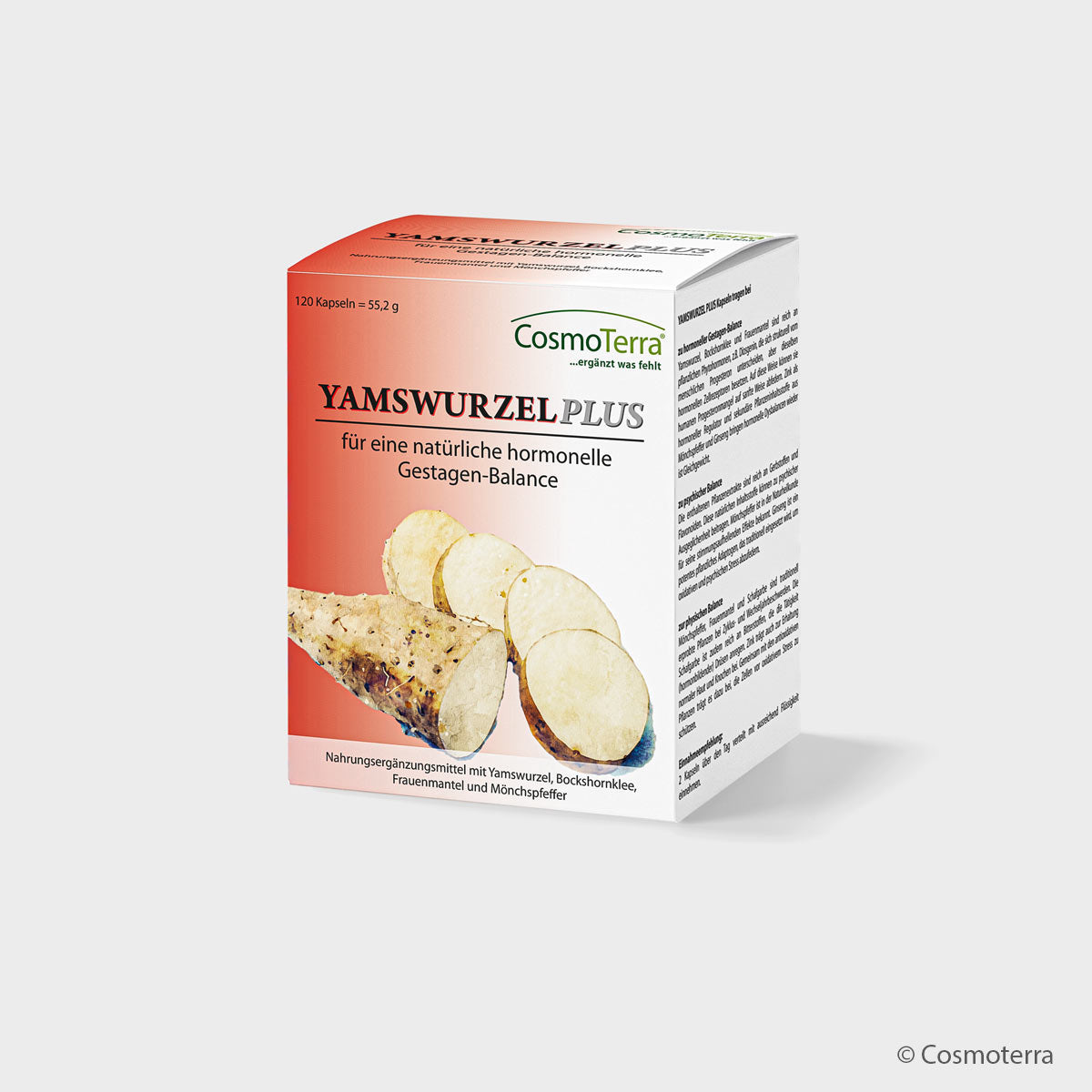 Cosmoterra YAMSWURZEL PLUS – Natürliche Gestagen-Balance (Kapseln, 120 Stk.)